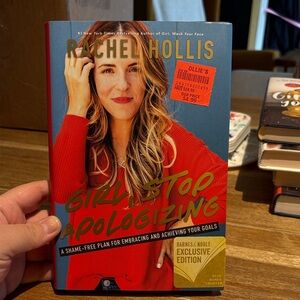 Rachel Hollis "Girl, Stop Apologizing" - Red Cover Hardcover